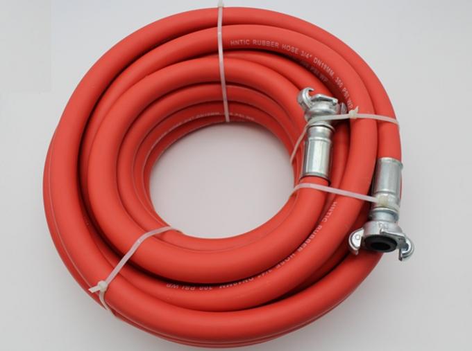 3/4"And 1" Rubber Air Hose Assembly , Jack Hammer Hose with Claw Fittings