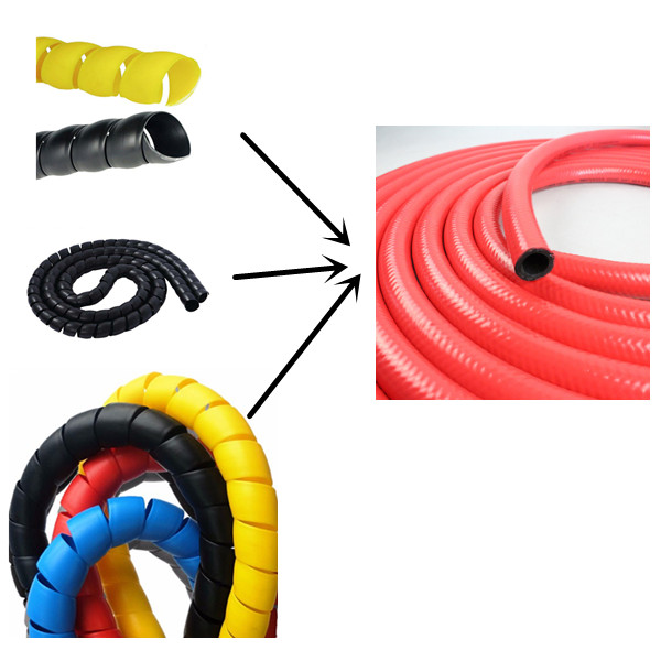 Aging Resistant Black Rubber Hose Protector All Sizes For Fuel