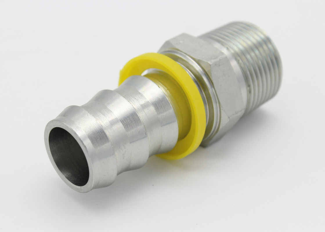 Hydraulic Hose Connector Types Socketless Hose Fitting With NPT Male