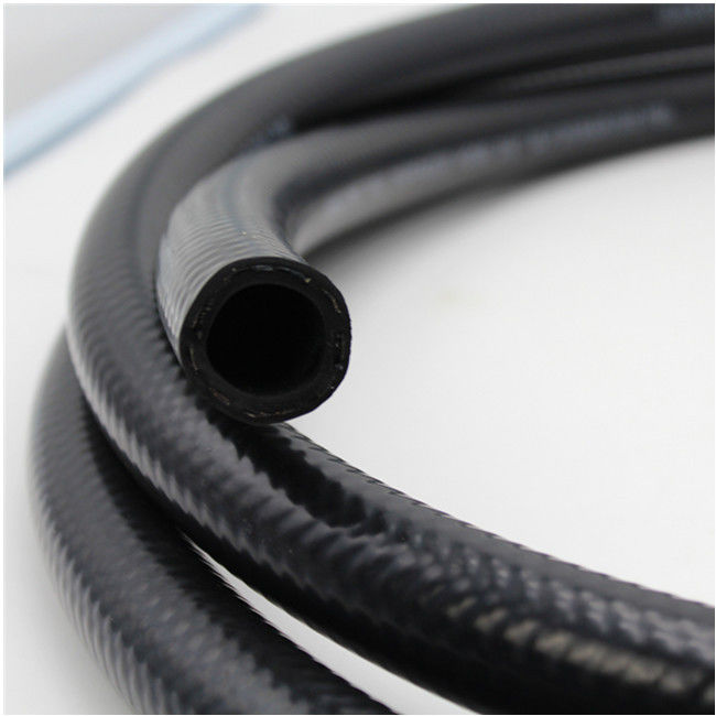 3 / 4 Inch Black Fuel Pump Dispensing flexible rubber hose , 30 Bar