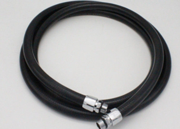 Red / Black Fuel Dispensing Hose , 30 bar Pressure braided fuel hose
