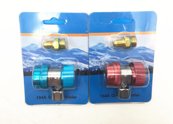 5MM Refrigerant Charging Hose Assembly with Charge Quick Couplers , Low and High Pressure