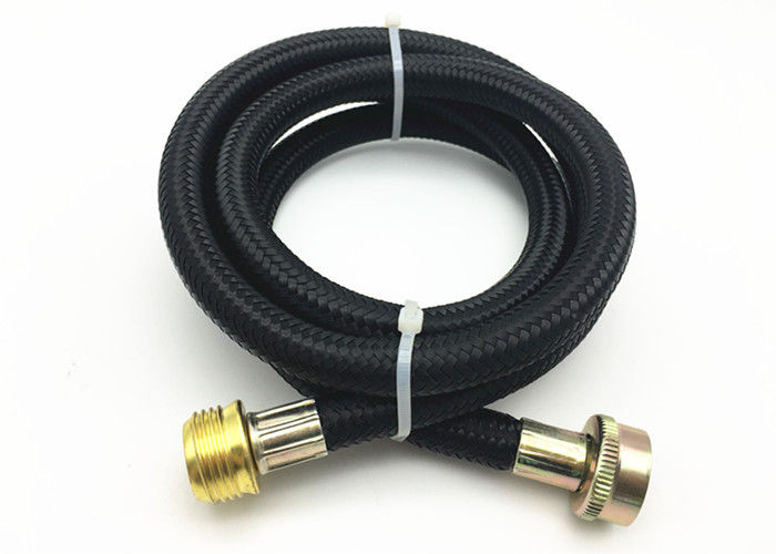 10MM SBR Material Black Washing Machine Hose Assembly with Fiber Braided