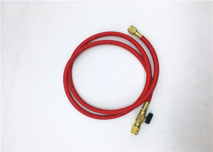 R410/ R32 Refrigerant Charging Hose With Ball Valve Fitting For Manifold Gauge