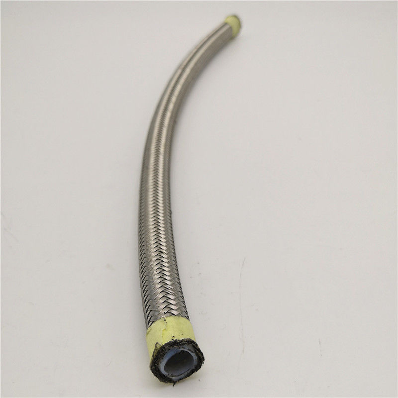 AN4 AISI304 Braided Ptfe Teflon Hose For High Temperature Fluid
