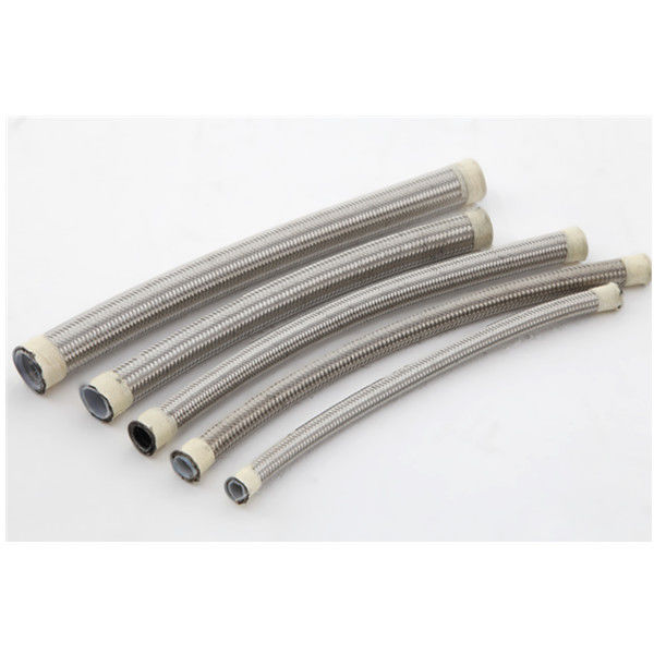 AN4 AISI304 Braided Ptfe Teflon Hose For High Temperature Fluid