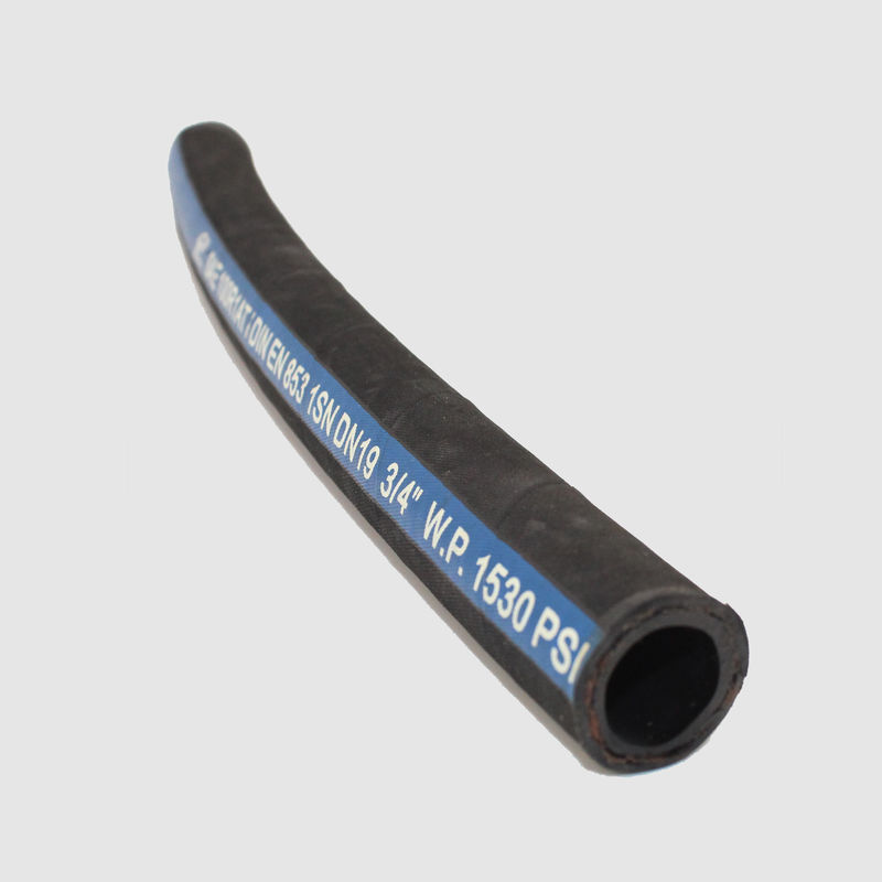SAE100r1at / 1sn Dn19 High Pressure Hydraulic Hose , Wire Braided