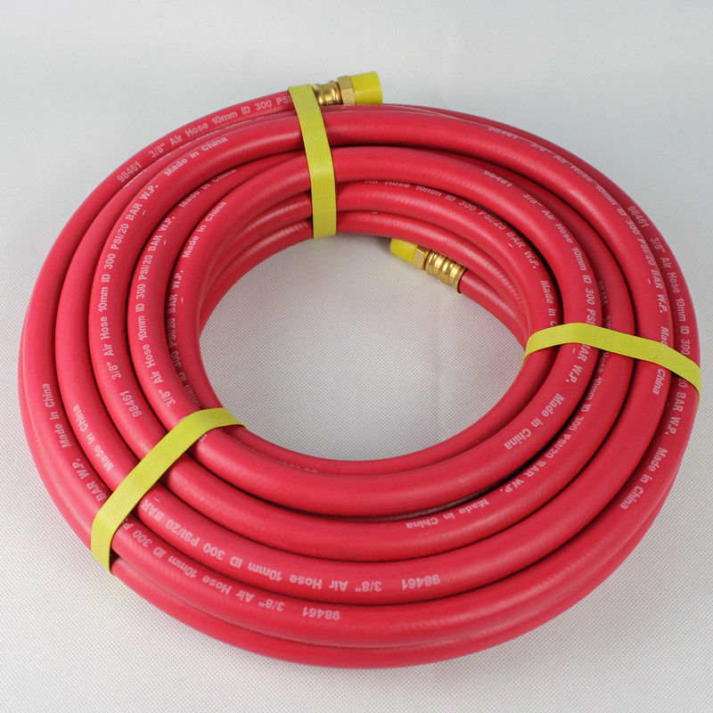 CE Certified 10 X 17mm Rubber Air Hose Assembly For Air Compressor Machine