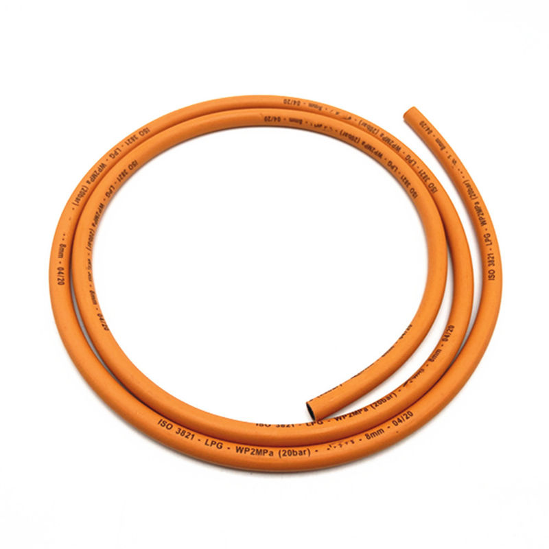 16&quot; Inch 20ft Orange Natural Gas Flex Hose with Good Permeability