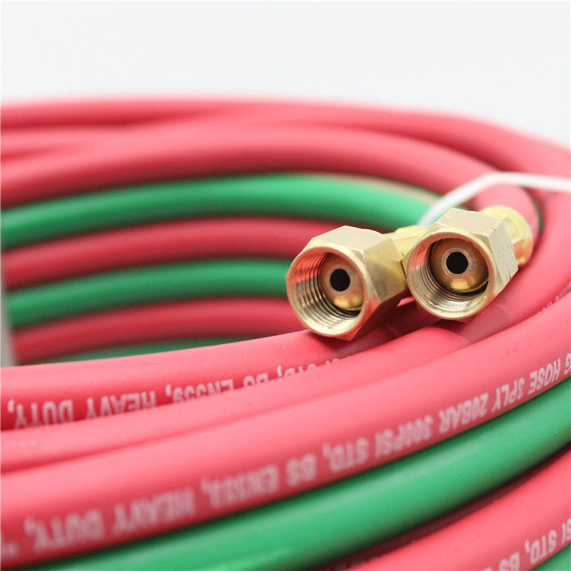 EPDM Synthetic Rubber Twin Welding Hose 20 Bar 1/4''X 100ft