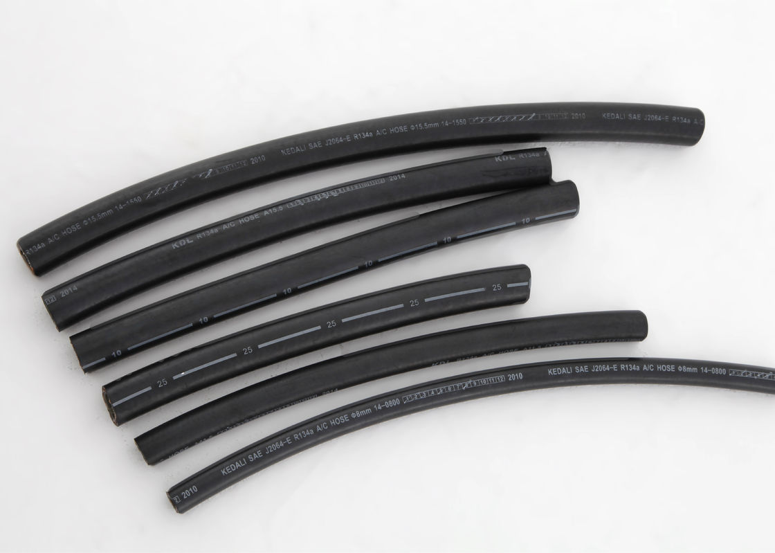 EPDM Inner And Cover , PET Braided Automotive Air Conditioning Hoses With Five Layers