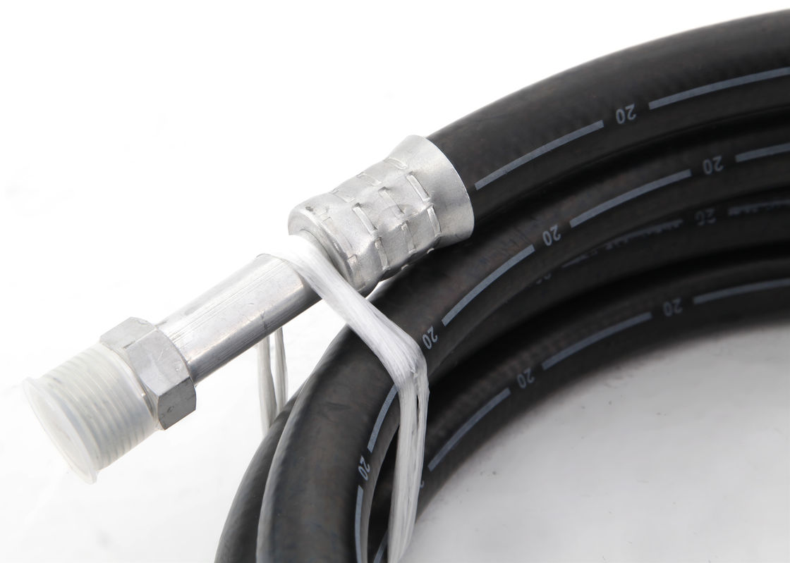 EPDM Inner And Cover , PET Braided Automotive Air Conditioning Hoses With Five Layers