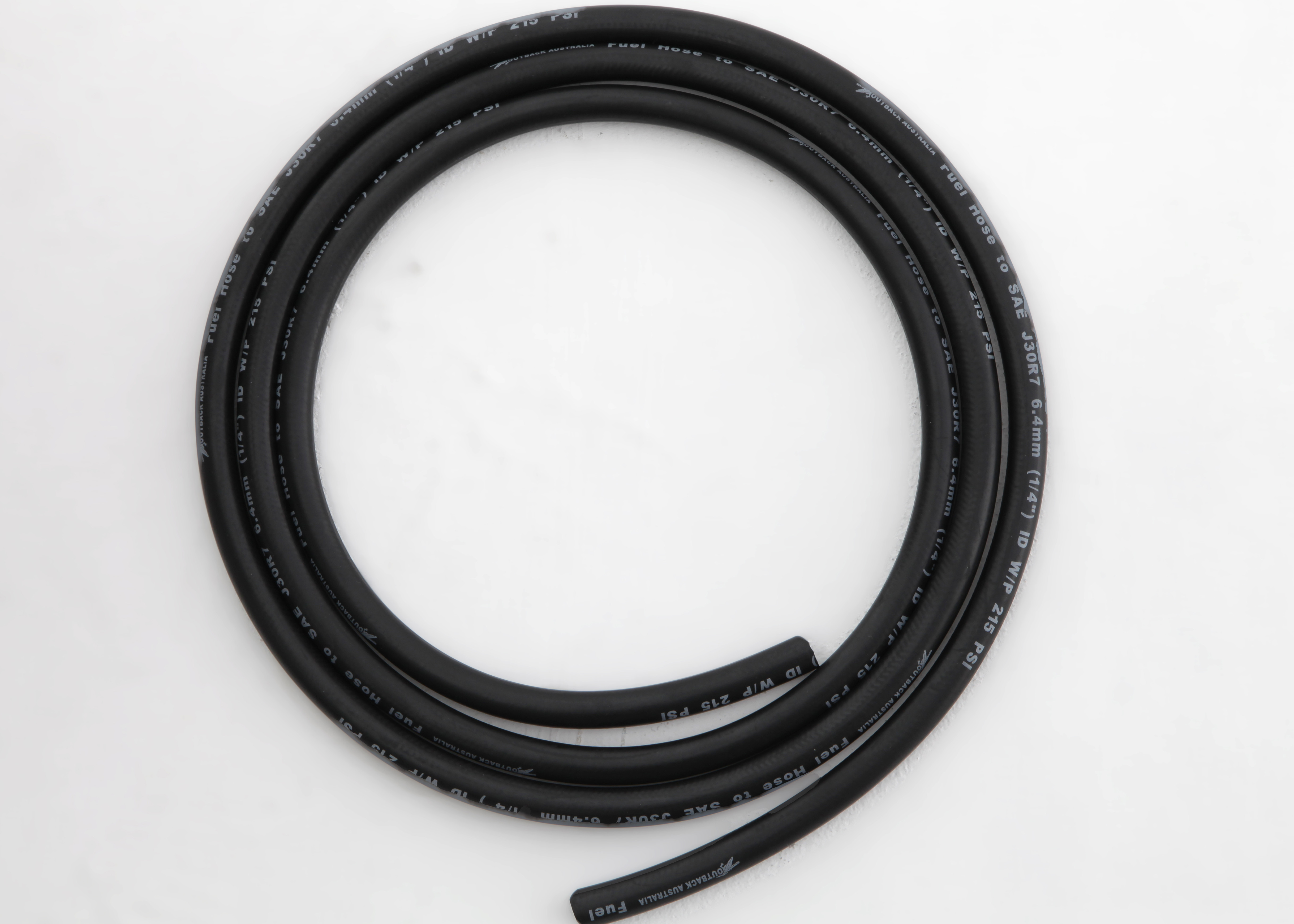 Fiber Braided Flexible Rubber Hose , Rubber Fuel Hose For Diesel , Oil