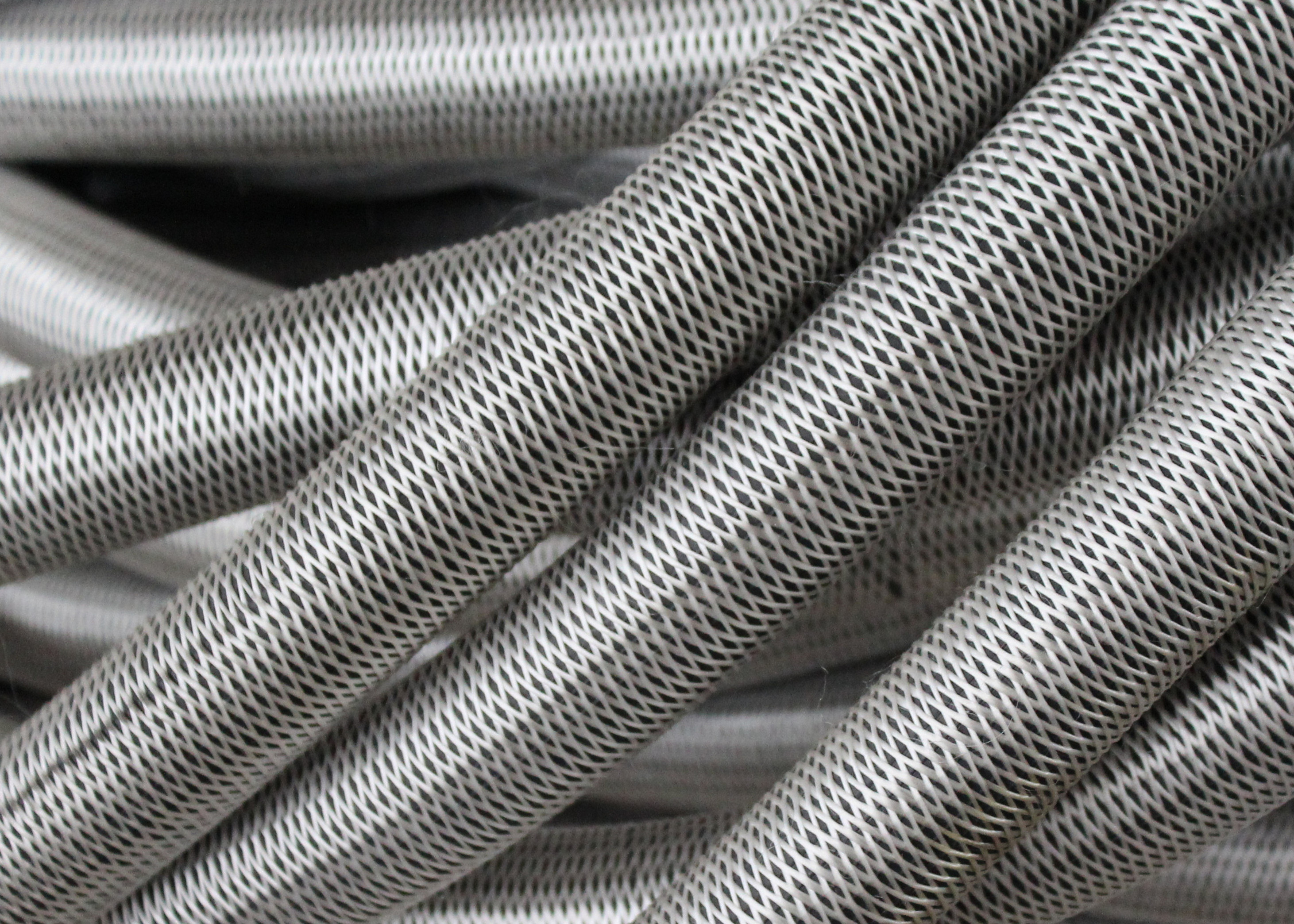 ID 3/16 Inch Smooth Fiber Braided Flexible Fuel Hose For Diesel , Oil