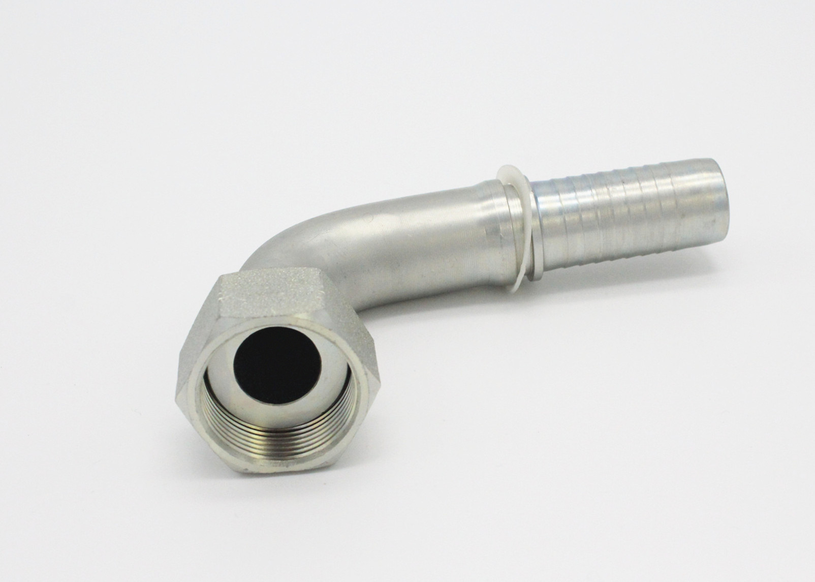 24291 Hydraulic Hose Fitting , ORFS Flat Seal For Building Industries