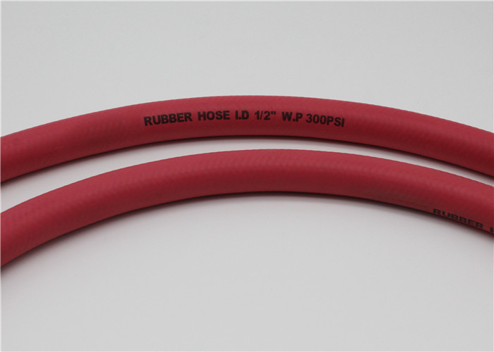 Red Rubber Fuel Hose , Diesel , Flexible Oil High Pressure Fuel Hose