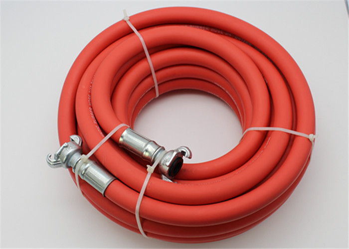 3/4"And 1" Rubber Air Hose Assembly , Jack Hammer Hose with Claw Fittings