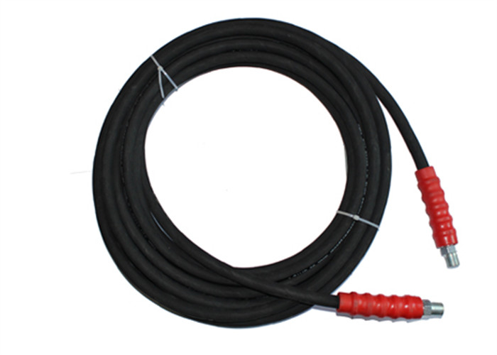 1/4" to 3/8" High Pressure Washer Hose with Fittings & Restrictor
