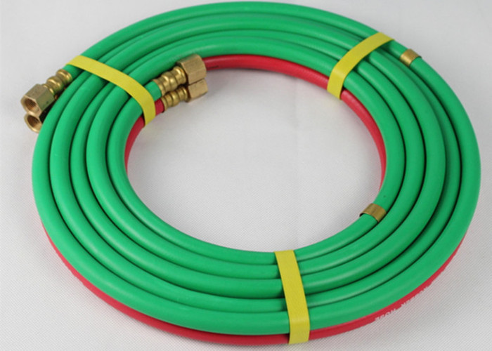 ISO 3821 Grade R 1 / 4" 50 FT Gas Welding Hose , 300Psi Twin Welding Hose