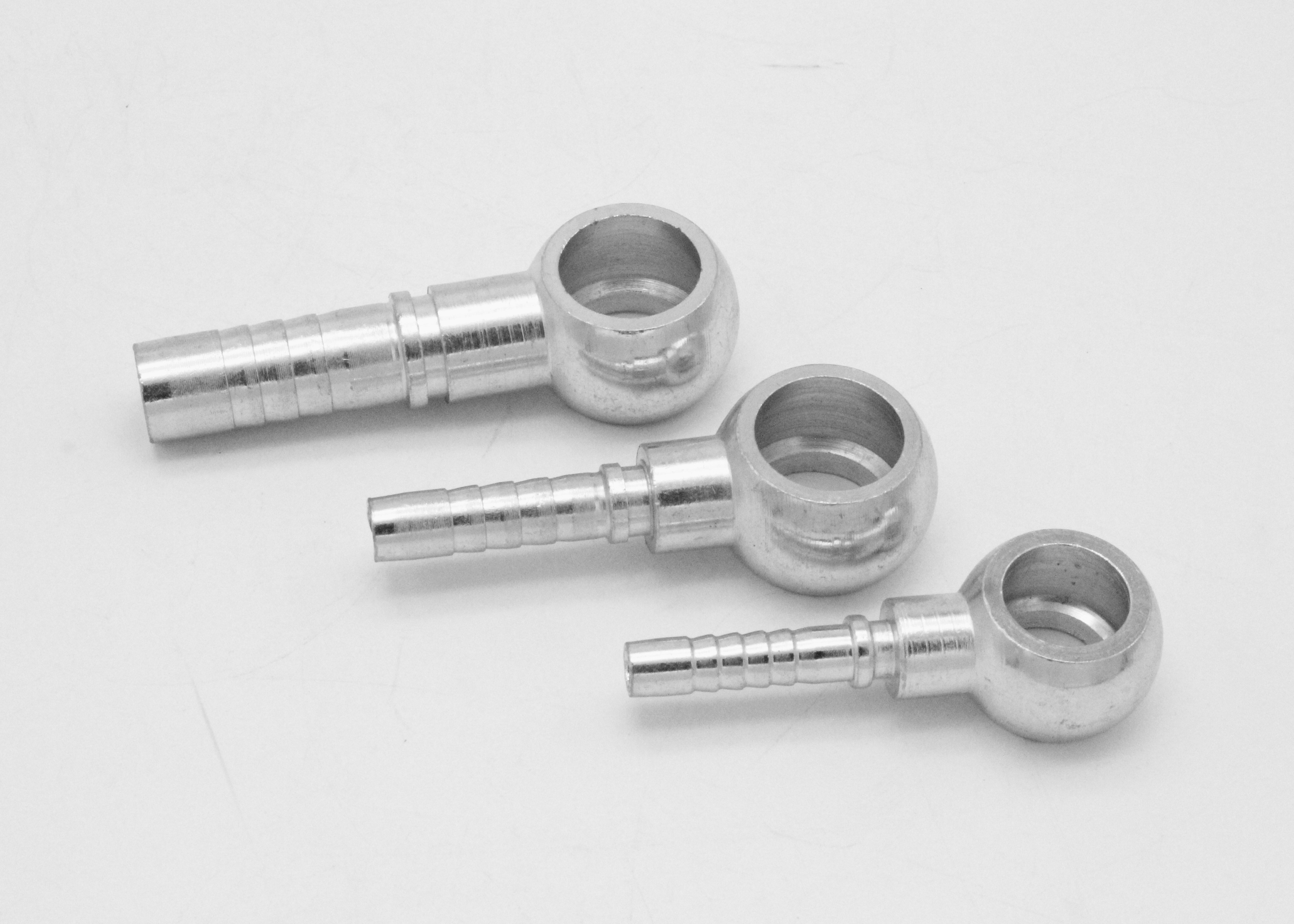 Zinc galvanized Metric Banjo Hydraulic Hose Connectors for oilfield , mine
