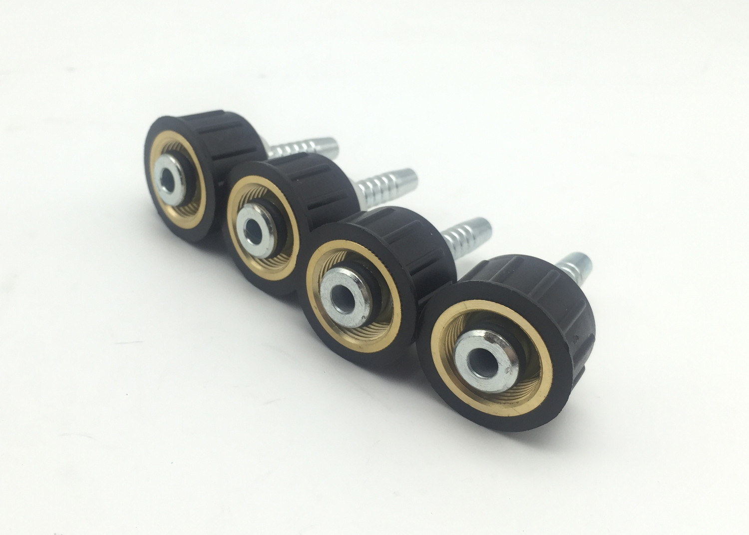 Black Carbon Steel 45 High Pressure Washing Machine Hose / Car Wash Hose