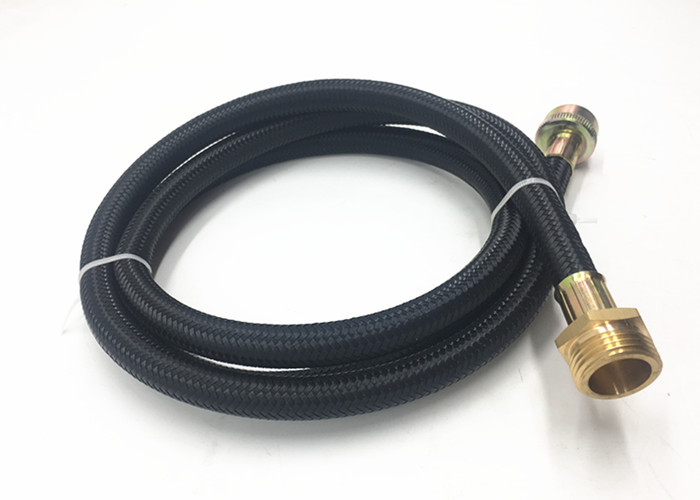 TPV Material High Pressure Washing Machine Hose With Black Nylon Braided