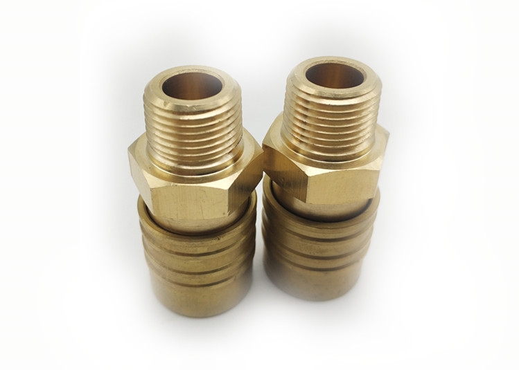 3/8" Hyd Quick Couplers Universal Type Brass Mold Quick Coupling With
