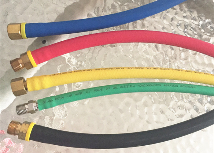 ID 3/8" 1/2" Push Lok Flex Air Hose 300 PSI Non Clamping Long