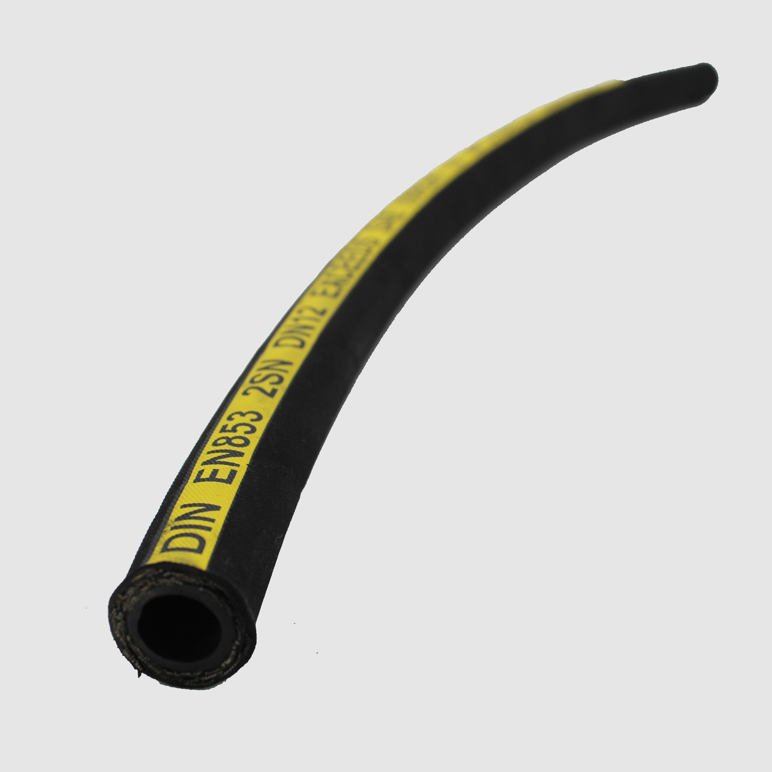 SAE J517 SAE 100R2AT 2 Inch Diameter Rubber Hose For Hydraulic System