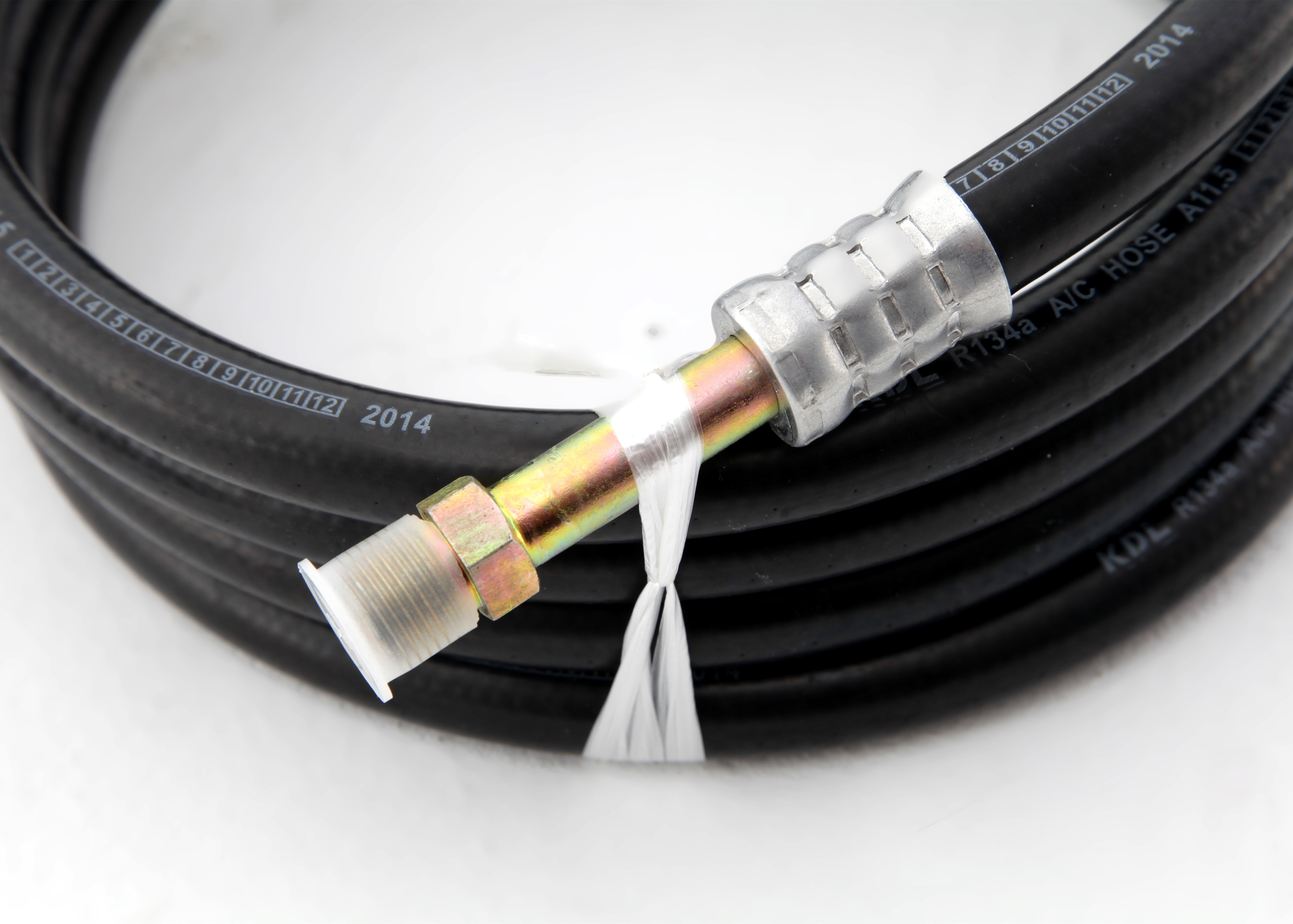 Nylon Tube Four Layers R12 R134a Auto Air Conditioning Hose For Car Use