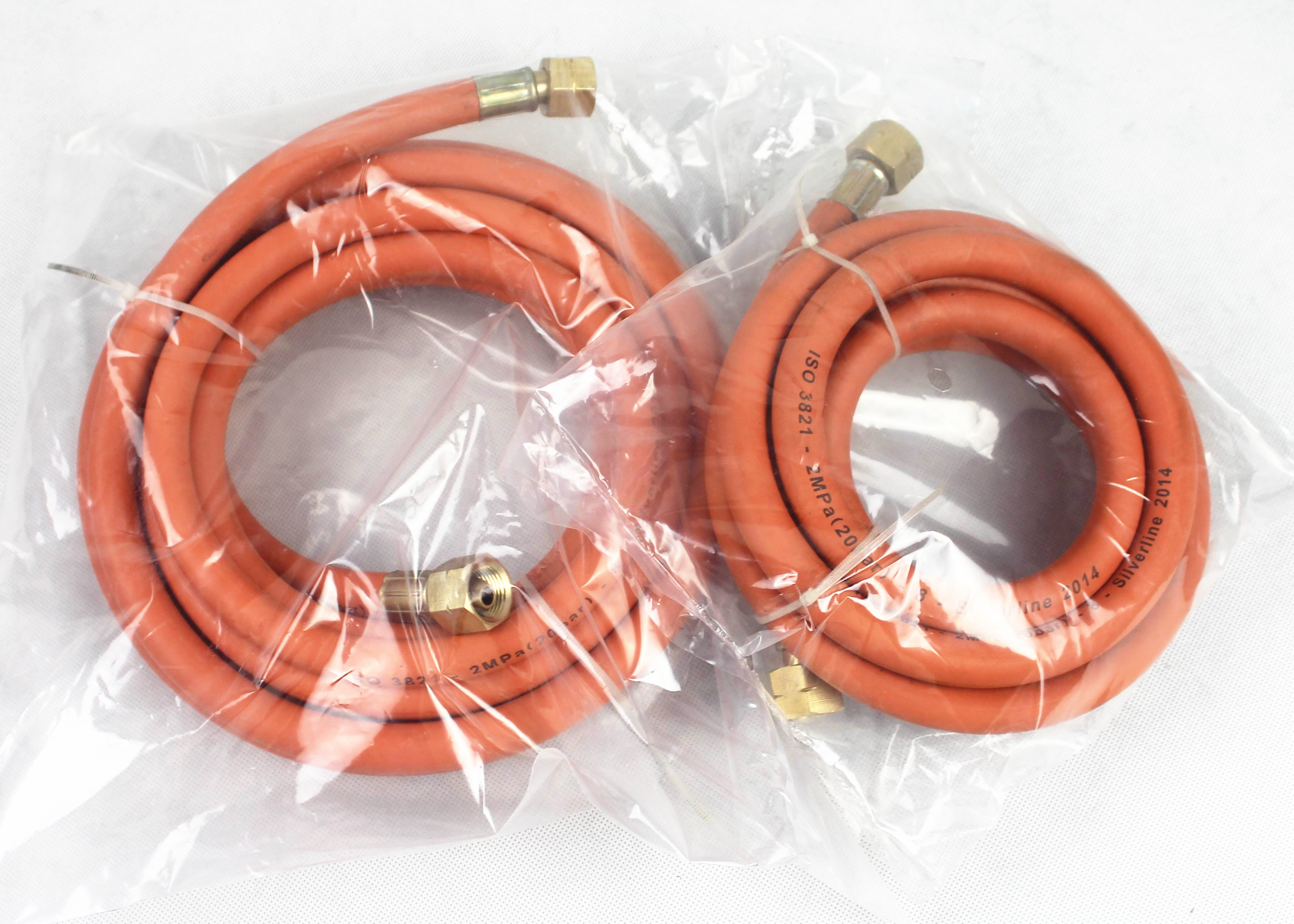 Anti Aging 5 / 16 " Lpg Gas Hose With Brass Left Thread Female Fitting