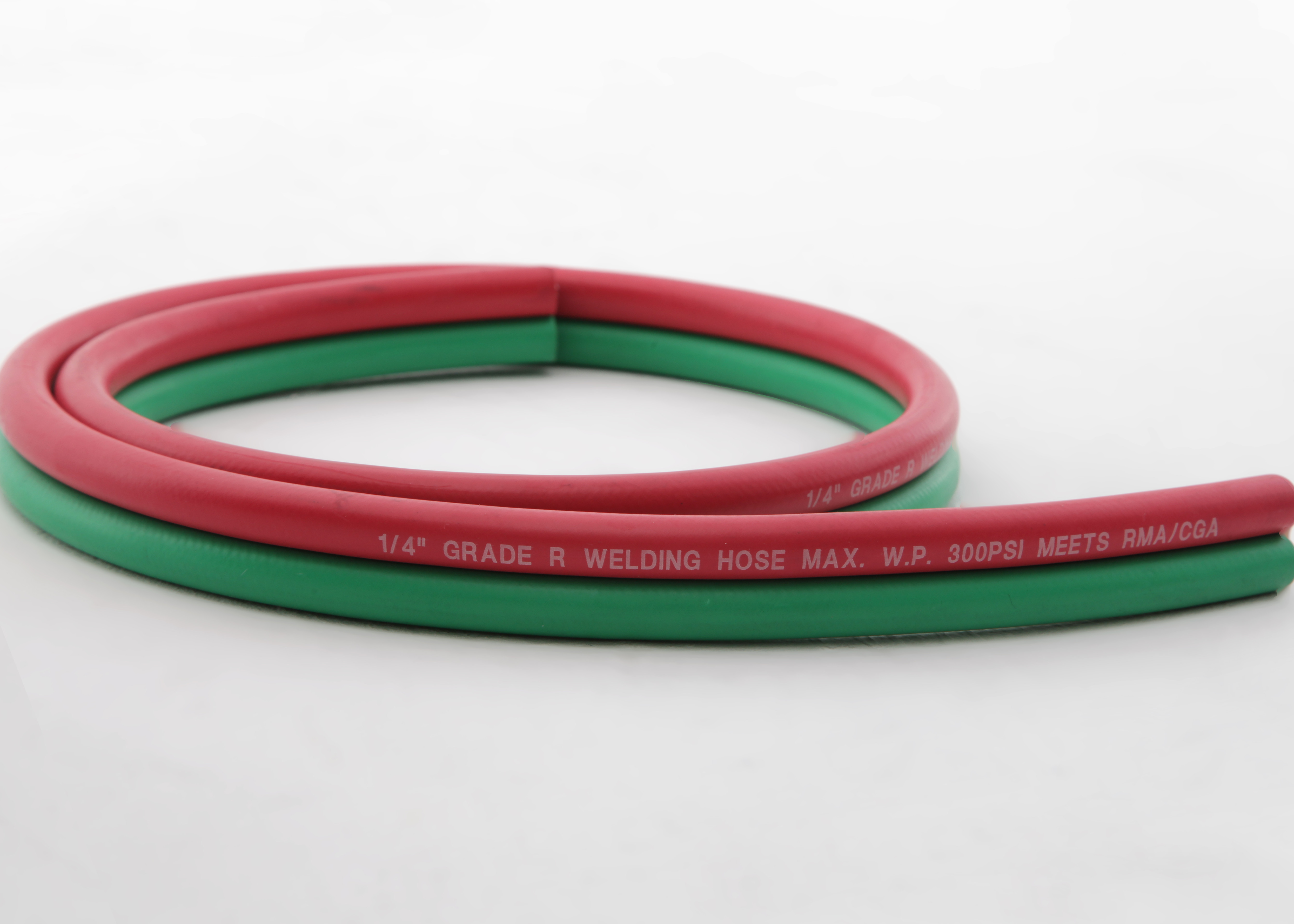 1/4 Inch Twin Welding Hose 300psi , Welding Hose Grades EN 559