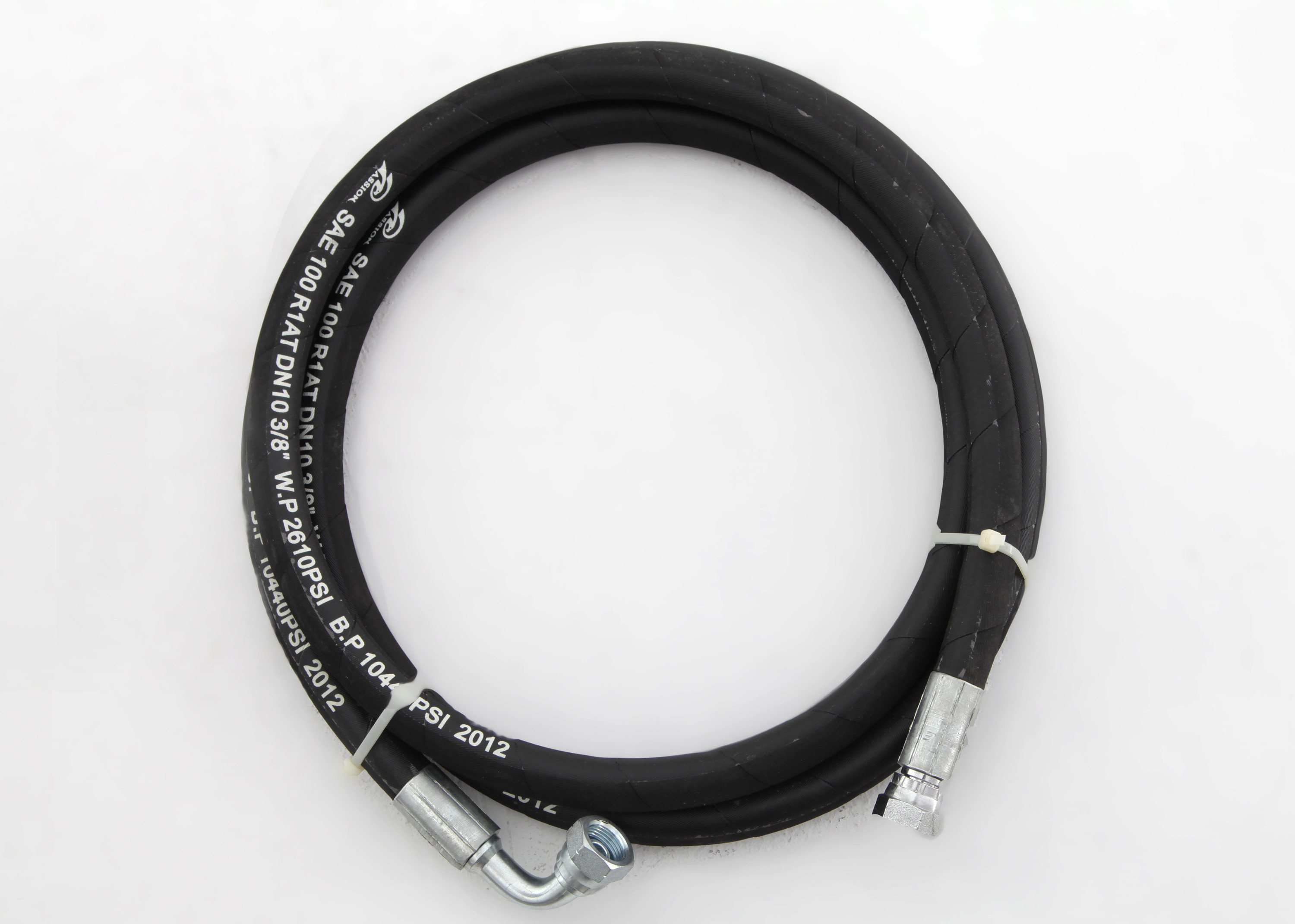 DN10 Custom Hydraulic Hose SAE 100 R1 AT BSP Female 90 Degree