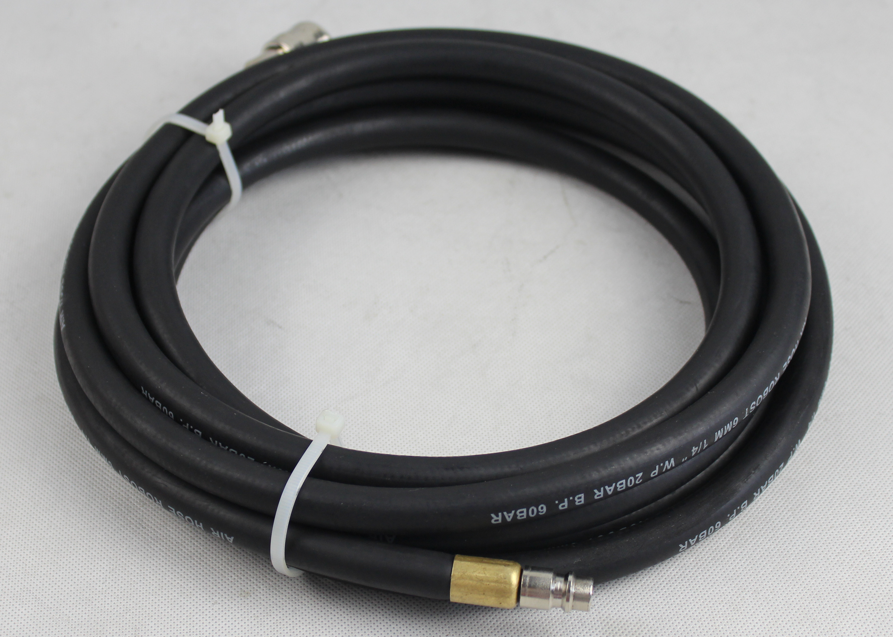 Orange Id 1 4 5 16 3 8 Short Air Hose Assembly With Quick Couplers