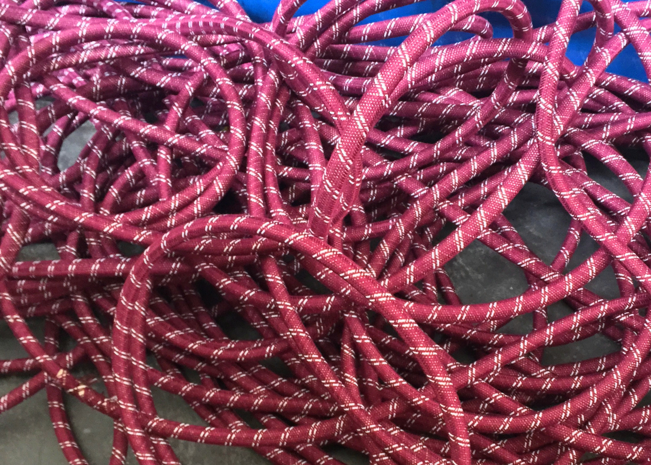 Outer Fiber Braided Rubber Air Hose , Black Retractable Air Hose