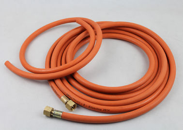 Orange Color ID 6mm NBR Lpg Gas Hose For Household and Industrial Usage
