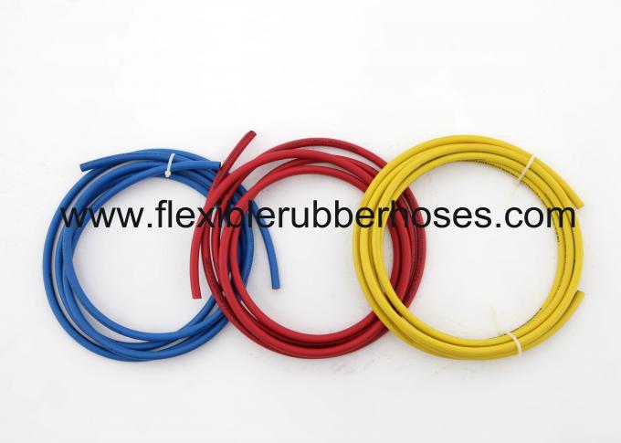 Red And Smooth Cover Refrigerant Charging Hose For R12 , R22 , R134a Etc 2