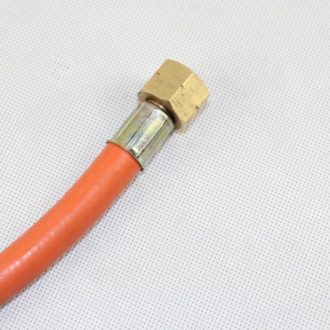Rubber Orange Low Pressure Flexible Gas Hose BS EN16436 5/16" Inch 3