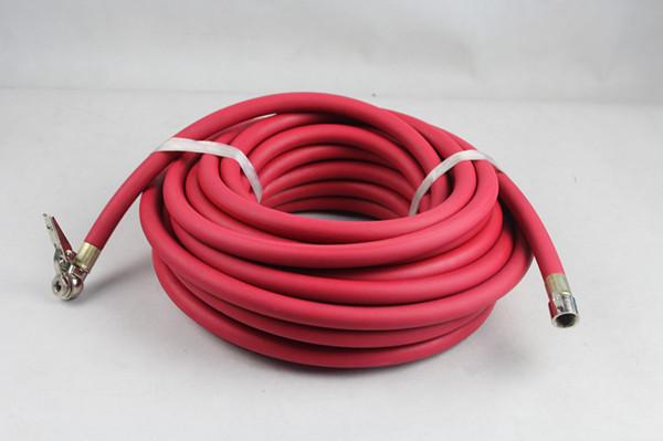 Bicycle Motorbike Car Tire Inflator Coil Air Hose 15" length 0