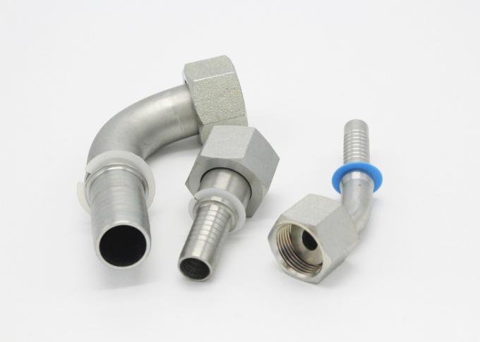 Hydraulic Hose Connectors With Straight ORFS Female Swivel Flat Seat 4