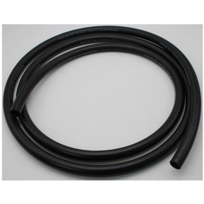 3 / 4" Black Fuel Pump Dispensing flexible rubber hose , 30 Bar Fuel Dispenser Hose 0