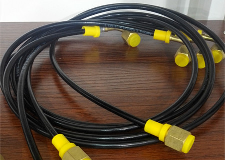 M14*1.5 High Pressure Test Hose 4MM*12MM Wires Reinforced , 1m / 0.5m Length 0