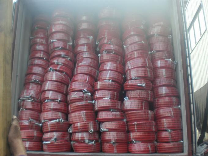 3/4"And 1" Rubber Air Hose Assembly , Jack Hammer Hose with Claw Fittings