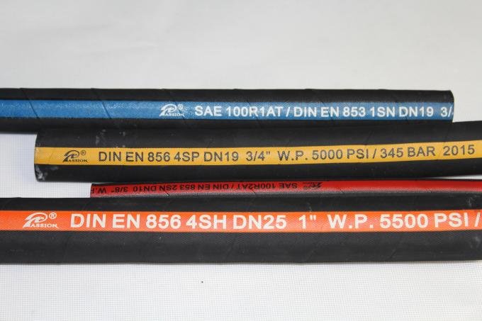 En 856 4sh 4sp Four Layers Wire high pressure hydraulic hose for Industrial Machines 0
