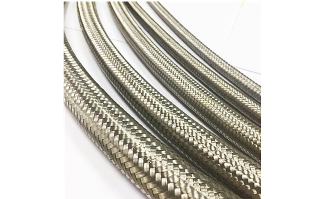 25.4mm ID 1'' Convoluted PTFE Braided Hose With 304 Stainless Steel 2
