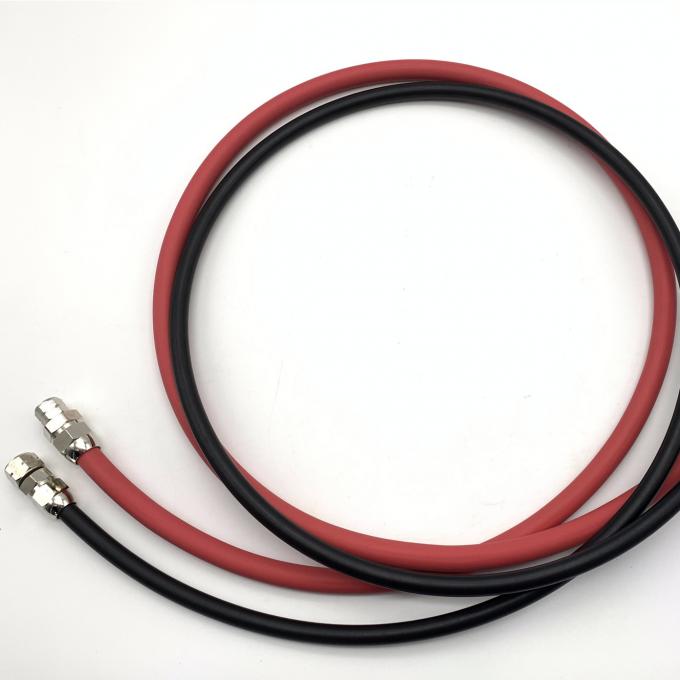 Red And Black Pressure Pot Fluid Rubber Air Hose For Paint With Length 6ft 12ft 25ft 50ft 0