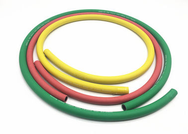 Two Layers Polyester Fiber Braided Air Hose With Green Yellow Red Color