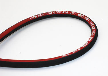 1/4&quot; Hydraulic Rubber Hose SAE 100R1 One Single High Tensile Steel Wire Braided
