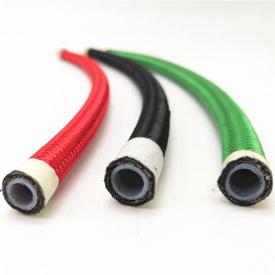 DN8 Nylon Covered Stainless Steel PTFE Braided Hose For Steam