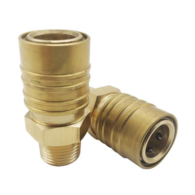 3/8&quot; Hyd Quick Couplers Universal Type Brass Mold Quick Coupling With Viton Seal
